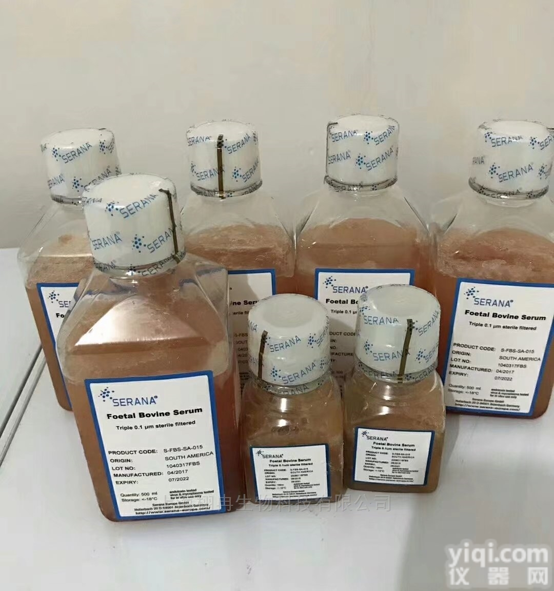 原装进口SERANA胎牛<em>血清</em>，S-<em>FBS</em>-AU-<em>015</em>