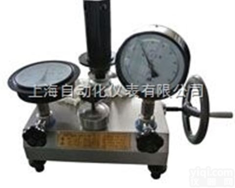 YJY-<em>60</em> <em>压力表</em>校验器<em>上海</em>自动化仪表四厂