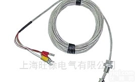 WZPM-201端面<em>热电阻</em> 四氟<em>镀银</em>防水线