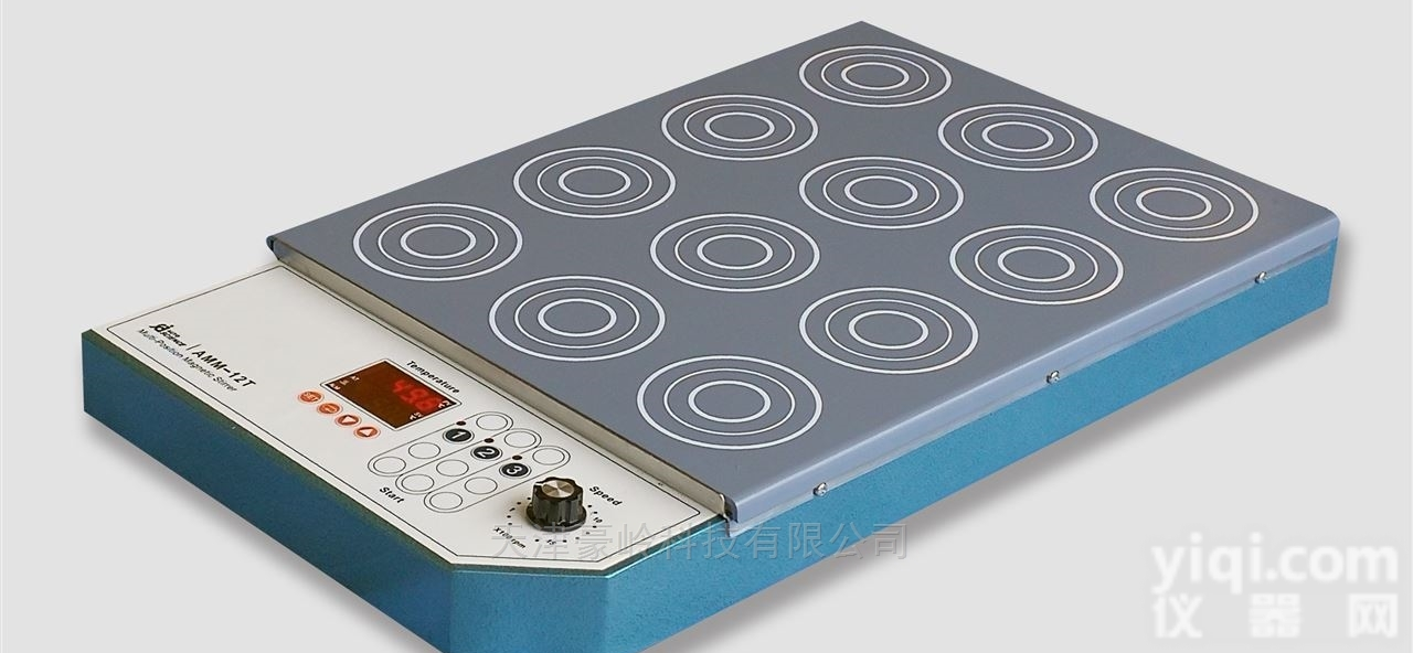 AMM-6T/9T/12T系列<em>加热型</em>多点磁力<em>搅拌器</em>