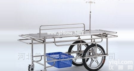 E-6  河北普康医用车E-6<em>不锈钢</em>两大两<em>小轮</em><em>担架车</em>