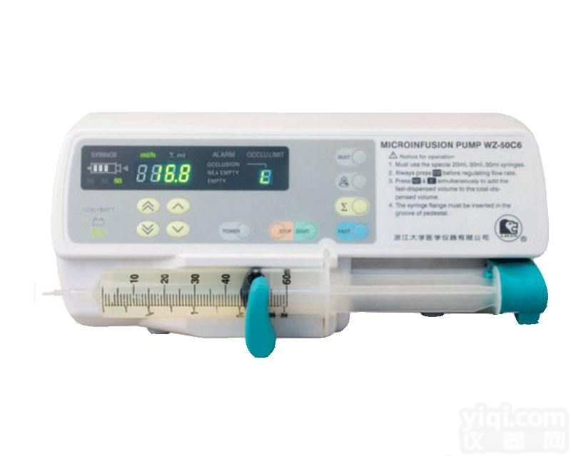 <em>史密斯</em>单道<em>微量</em><em>注射</em>泵 WZ-50C6型