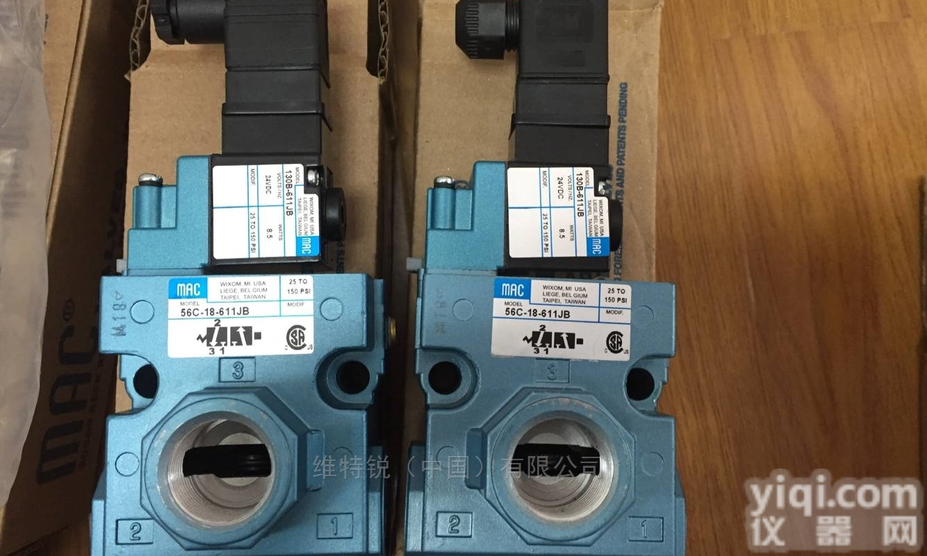 包装<em>机械工程</em>用MAC电磁阀56C-18-611JB
