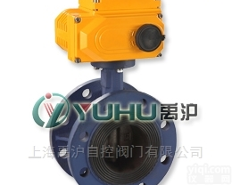 D971F46  禹沪生产衬<em>四氟</em><em>电动蝶阀</em>
