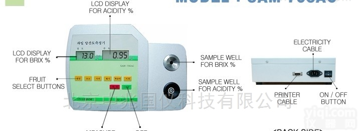 SAM-706AC  <em>韩国</em>G-WON多<em>多功能</em>糖酸度计-食品用