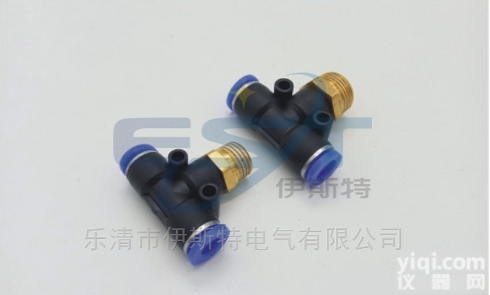 PB三通<em>接头</em>  PB8-02/PB6-01<em>气动</em>T正型三通<em>接头</em>