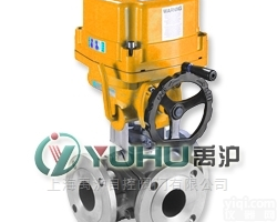 Q944/45  上海生产的分流<em>合流</em>式电动<em>三通</em><em>球阀</em>