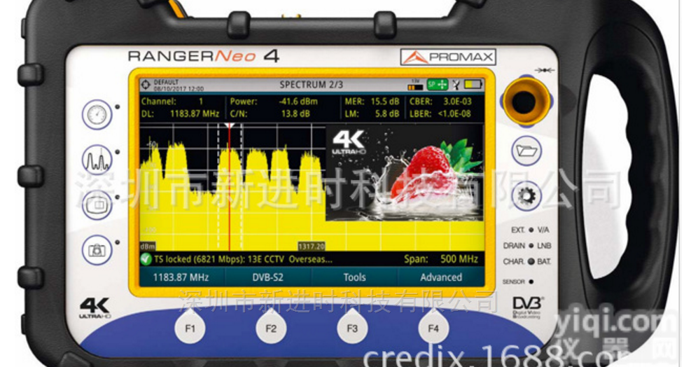 RANGER NEO4  手持式数字电视信号<em>频谱仪</em>4K超高清解码场强