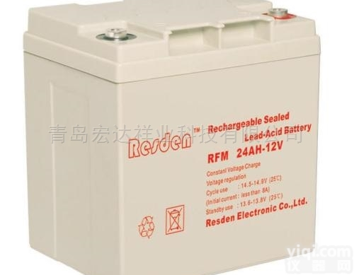 RFM12-24  <em>雷斯顿</em>太阳能专用<em>胶体</em>蓄电池12V24AH