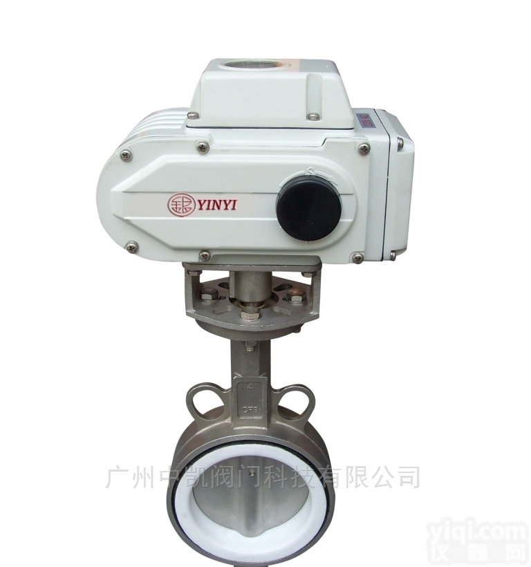 不锈钢电动真空蝶阀 对夹式真空 <em>真空管</em>道