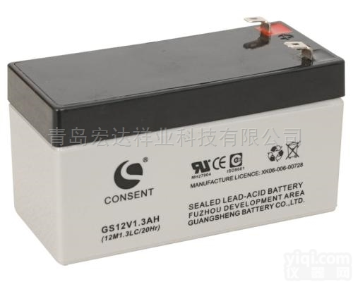 <em>天津</em>光盛<em>蓄电池</em>GS12V1.3AH<em>尺寸</em>说明