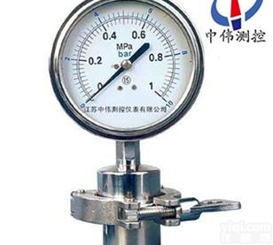 YTP-100MC <em> 卡箍式隔膜压力表</em>