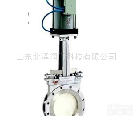 PZ673H-10C  山东<em>北泽</em>PZ673H<em>气动</em>刀型闸阀