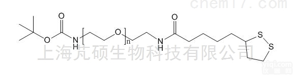 PS2-LABC  硫辛酸<em>PEG</em>-BOC-<em>NH</em>，LA-<em>PEG</em>-BOC-<em>NH</em>