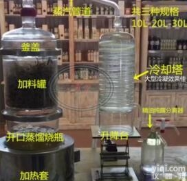 一体式蒸馏<em>提取</em>分离器 玻璃<em>精油</em><em>提取</em>设备