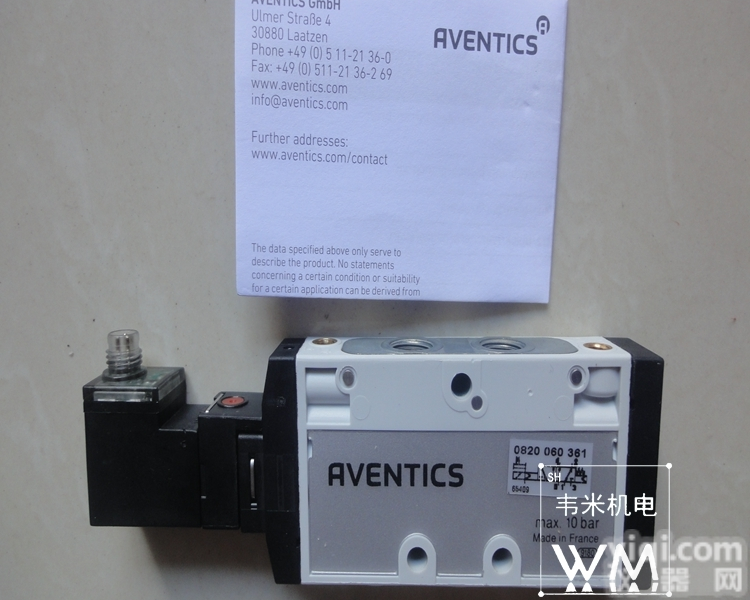 <em>德国</em>厂家<em>AVENTICS</em>二位五通换向阀5811151130