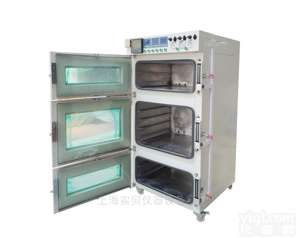 PVD-150-3  <em>一体式</em>三门<em>真空</em>干燥箱烘箱独立控温