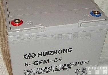<em>汇众</em>免维护<em>蓄电池</em>6-GFM-55   12V5H