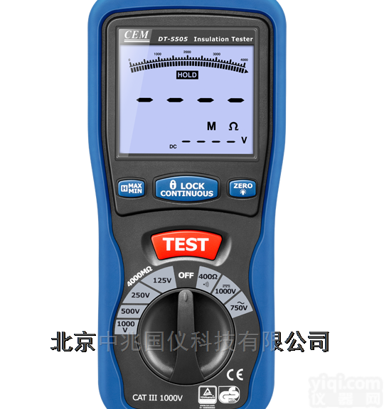 华<em>盛昌</em>CEM DT-5505<em>数字</em><em>绝缘</em>表