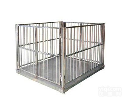 <em>不锈钢</em>材质畜牧电子秤-2吨带<em>笼子</em>猪笼秤