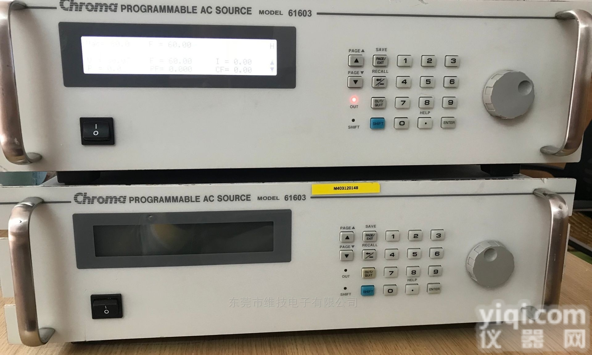 收购Chroma 61603<em>回收</em>（<em>可编程</em>交流电源）