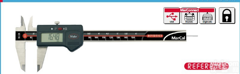 MarCal 16 EWR-C  德国<em>马尔</em>Mahr<em>数显</em>卡尺外量爪带陶瓷测量面