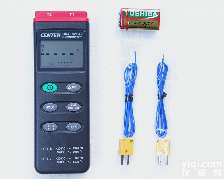 CENTER-<em>303</em>  <em>台湾</em>群特CENTER-<em>303</em> 双通道温度计