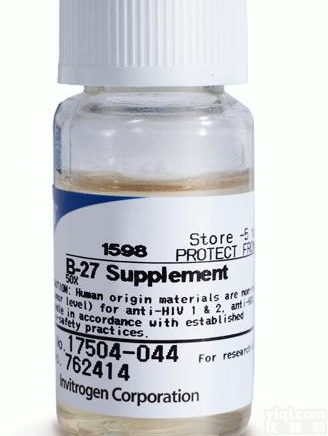 17504-044  B-27<em>添加剂</em><em>Invitrogen</em>（细胞培养基）