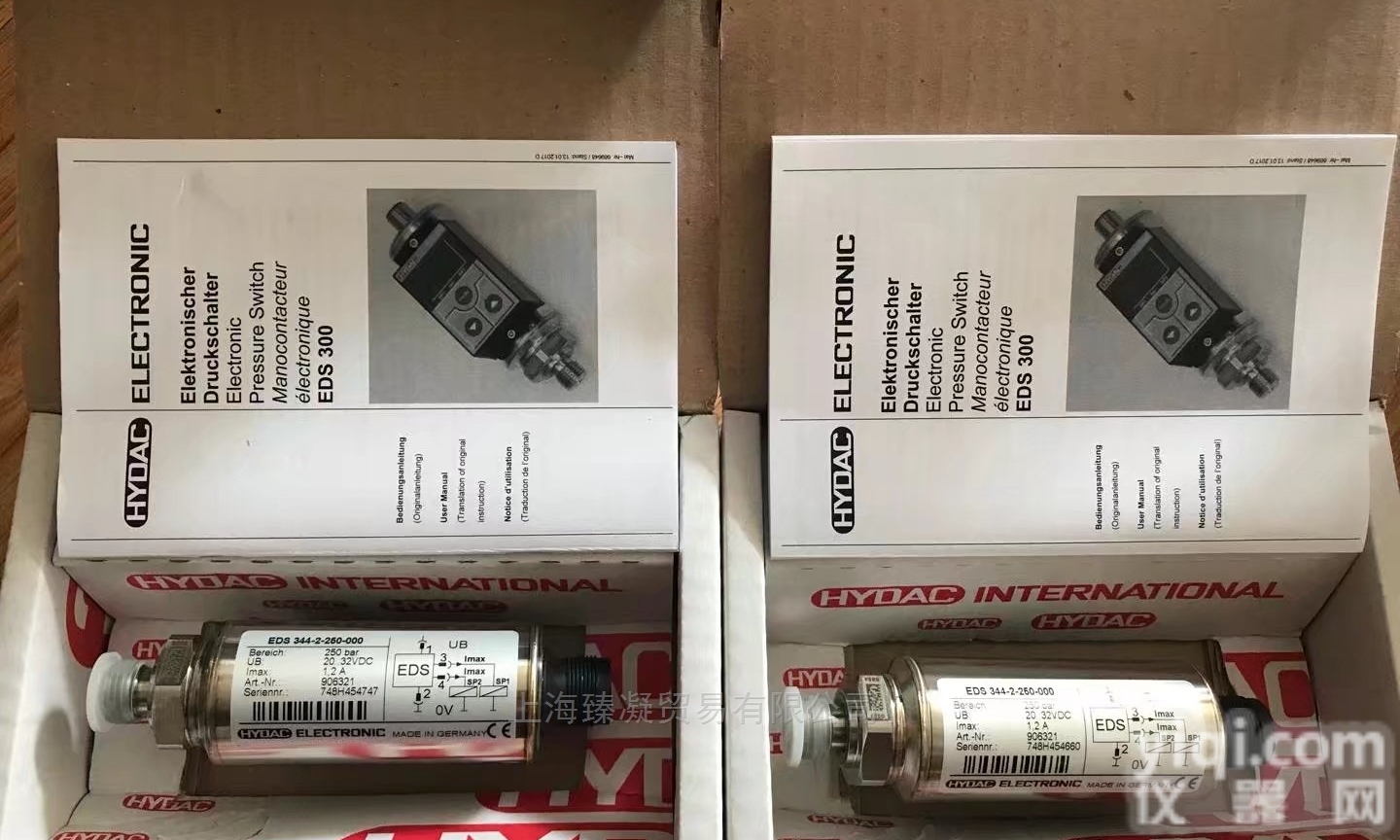 EDS344-2-250-000  <em>HYDAC</em>压力<em>继电器</em>上海<em>现货</em>供应