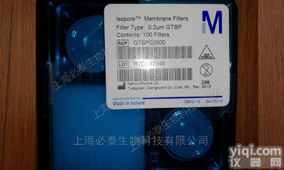 GTBP02500  Millipore黑色聚碳酸酯<em>滤膜</em>25mm<em>表面</em><em>滤膜</em>