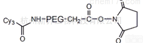 <em>荧光</em><em>PEG</em><em>衍生物</em>  CY3-<em>PEG</em>-NHS MW:2000 <em>荧光</em>发射波长