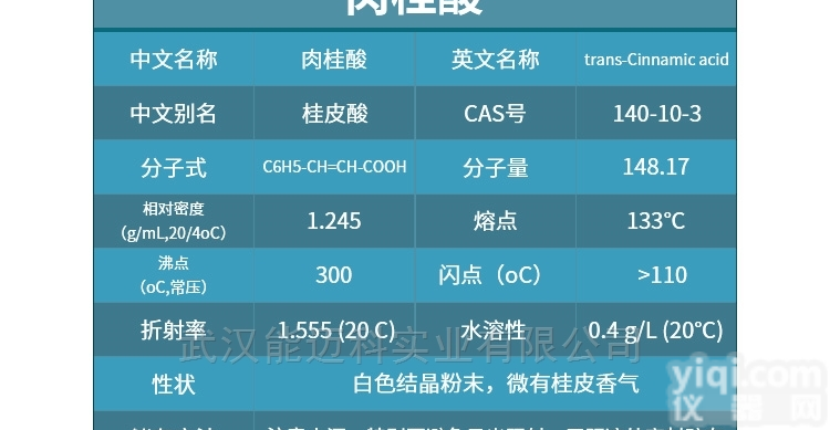 140-10-3  肉桂酸<em>现货供应</em> 批发价格 <em>生产厂家</em>