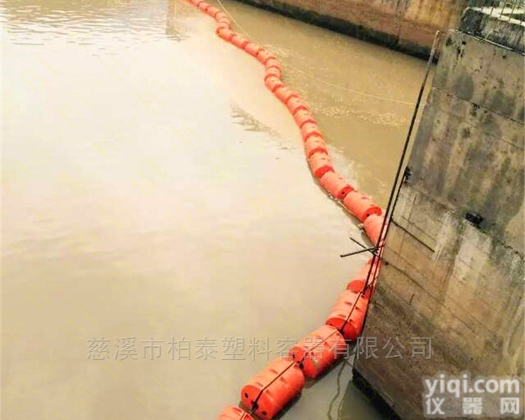 FT200*1000  <em>湖面</em>拦截漂浮物塑料浮排 串联警示拦污<em>浮筒</em>