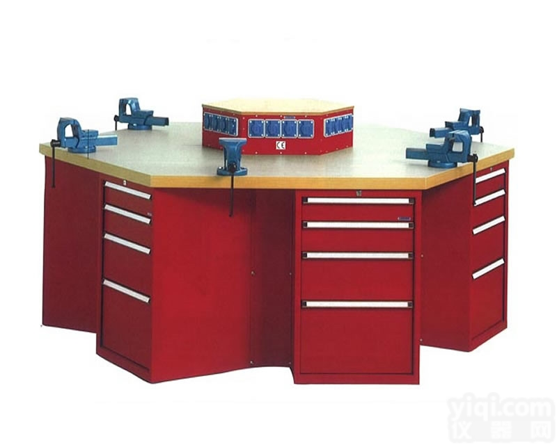 kd-g0755  厂家直销学校实训<em>钳工</em>台 <em>六角</em><em>工作台</em>带虎钳