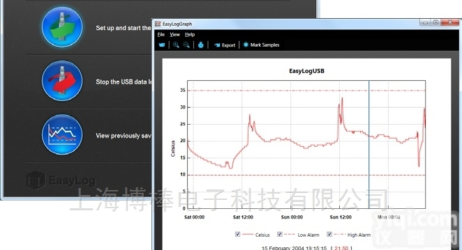 EL-USB-2-LCD  <em>温湿度</em>/露点数据<em>记录器</em>