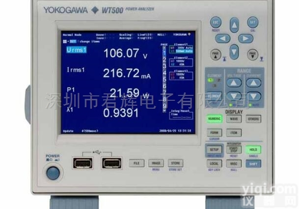 <em>横河</em>功率<em>分析仪</em><em>WT500</em>