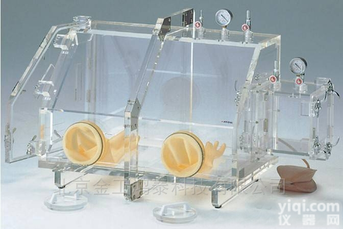 KTY-Y4  亚克力<em>有机玻璃</em>侧开门<em>手套</em>箱，操作箱