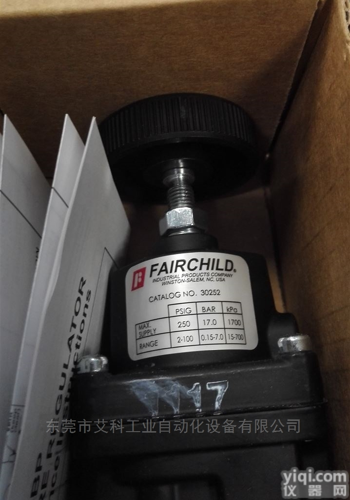 <em>仙童</em>63N型NACE气动过滤调节器国内<em>总经销</em>