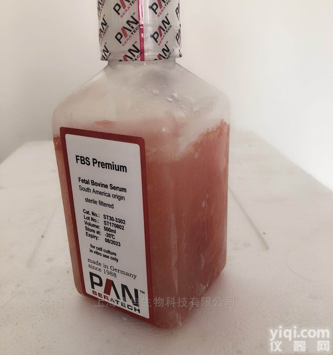 PAN胎牛<em>血清</em>，货号：ST30-<em>3302</em>，优等FBS