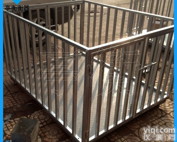 SCS  养殖<em>称重</em>设备活体<em>动物</em><em>称重</em>3吨带围栏地磅秤