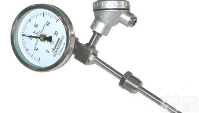 带<em>热电偶</em>双金属温<em>度仪</em>表