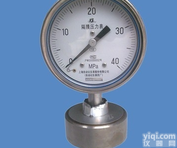 Y-100BF/ML  隔<em>膜式</em><em>压力仪表</em>