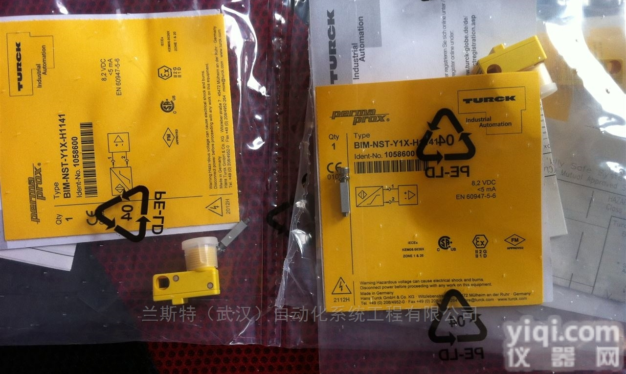 BI1-EG08K<em>系列</em>  TURCK<em>图尔克</em>BI1-EG08K-RP6X-H1341传感器