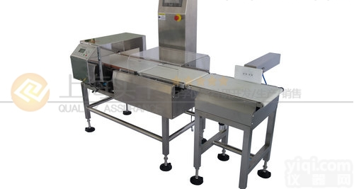 <em>金检重</em>检<em>一体机</em>  酱料面包在线称重金检机/金属检测机