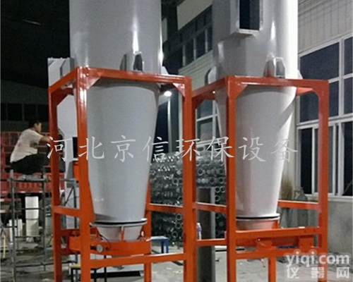 河南洛阳16000风量  钢制家具厂喷粉房用<em>滤筒</em>旋风<em>除尘器</em>组合