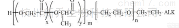 两嵌段<em>共聚物</em>  PLGA-PEG-Alkyne MW:2000<em>混合</em><em>胶束</em><em>共聚物</em>