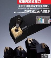 <em>车削</em><em>刀片</em>—双重夹紧式车刀