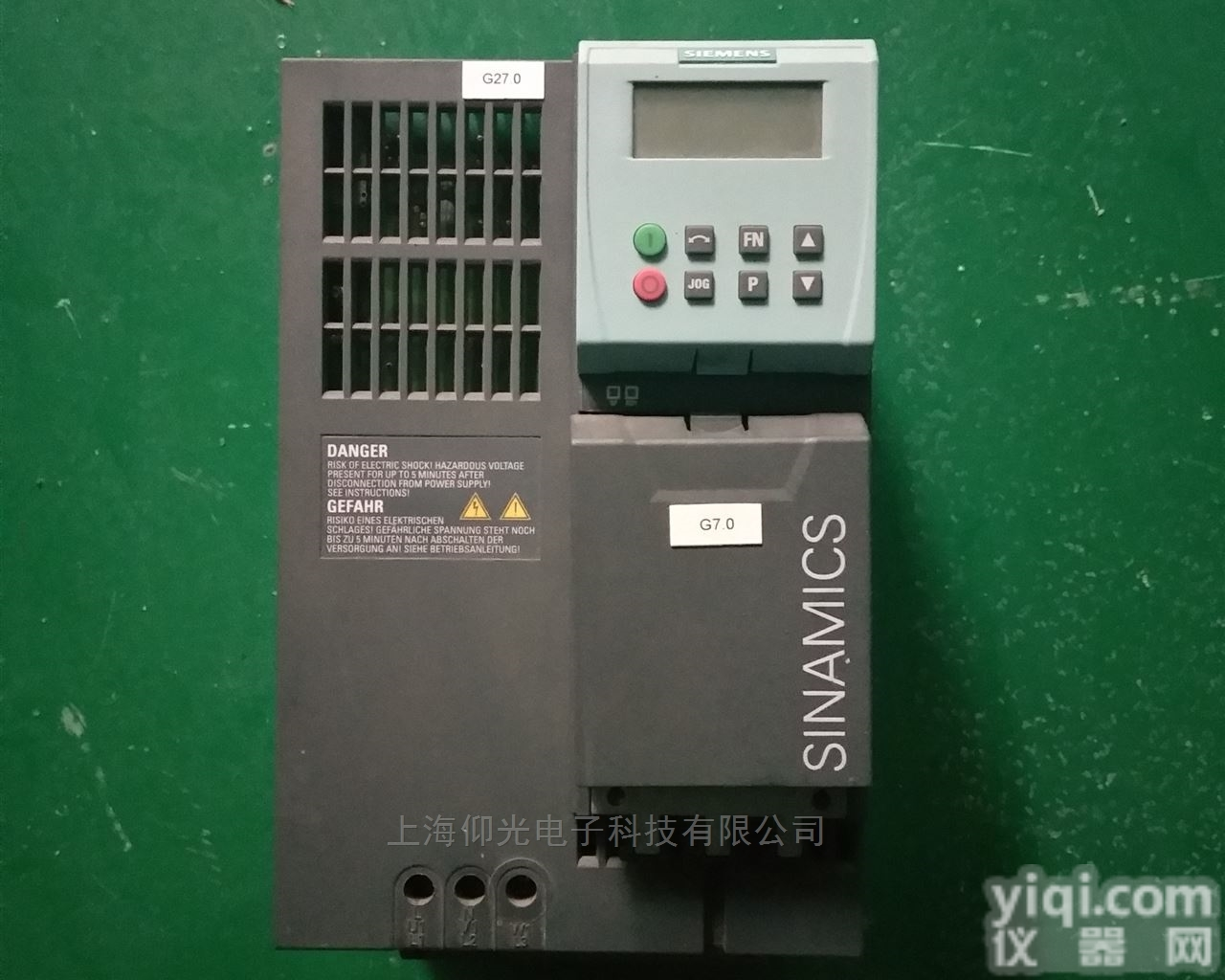 6SE6430-2UD41-1F  西门子变频器<em>报警</em><em>代码</em>F0005过载<em>故障</em>维修