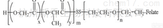 嵌段<em>共聚物</em>  <em>PLGA</em>-SS-PEG-<em>Folate</em>叶酸 二硫键嵌段<em>共聚物</em>