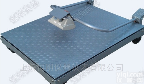 移动带轮子<em>手推</em>地<em>磅秤</em>，<em>手推</em>电子地磅称